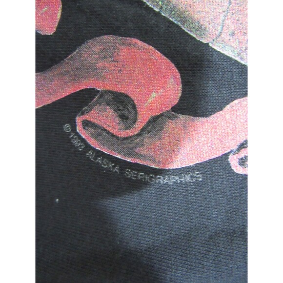 Grateful Red Grateful Dead Black Skeleton Guitar Alaska 1993 VG T Shirt 3XL NWOT - Picture 4 of 8